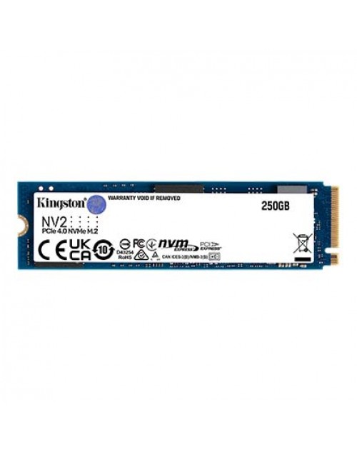 Kingston NV2 250 GB PCIe Gen 4.0 NVMe SSD